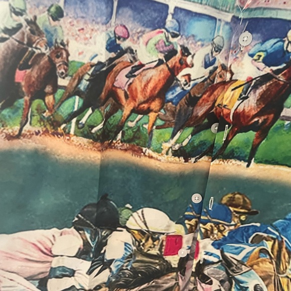 Men’s XL derby shirt. 100 percent polyester. New with tags - Picture 2 of 4